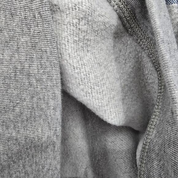 Nautica Men's 1/4 Zip Mock Neck Plaid Preppy Casual Sweatshirt Gray Size Large - Picture 8 of 10